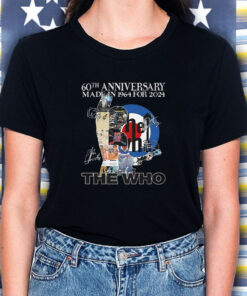 60th Anniversary Made In 1964 For 2024 The Who T-Shirt5