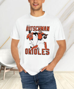 Adley Rutschman Baltimore Orioles Homage Caricature Player Tri-blend T-Shirt4