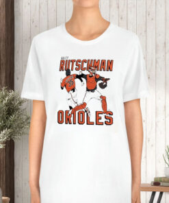 Adley Rutschman Baltimore Orioles Homage Caricature Player Tri-blend T-Shirt5