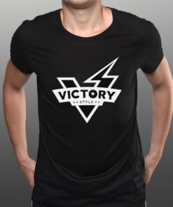 Black Victory Style Flag T-Shirt1