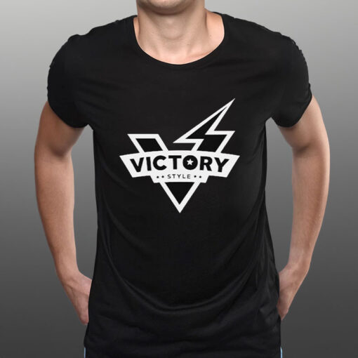 Black Victory Style Flag T-Shirt1