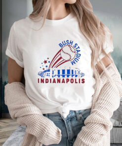 Bush Stadium Indianapolis Baseball T-Shirt2