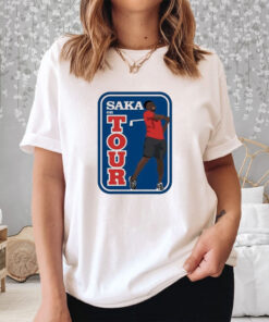 Carlbourkeart Saka On Tour T-Shirt5