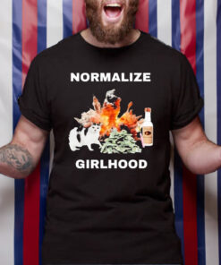 Cat Normalize Girlhood T-Shirt4