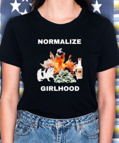 Cat Normalize Girlhood T-Shirt5