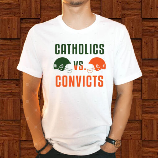 Catholics Vs Convicts T-Shirt1