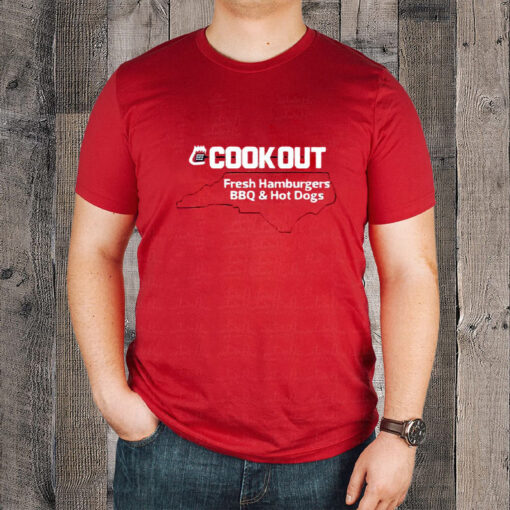 Cook Out Fresh Hamburgers Bbq And Hot Dogs T-Shirt2