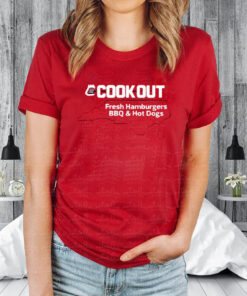 Cook Out Fresh Hamburgers Bbq And Hot Dogs T-Shirt3