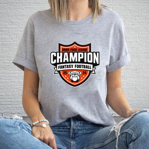 Dawg Pack League Champion Fantasy Football 2024 T-Shirt