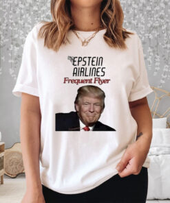 Epstein Airlines Frequent Flyer Donald Trump T-Shirt33