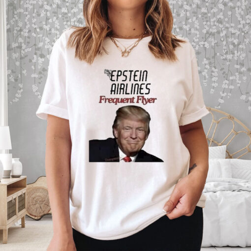 Epstein Airlines Frequent Flyer Donald Trump T-Shirt33