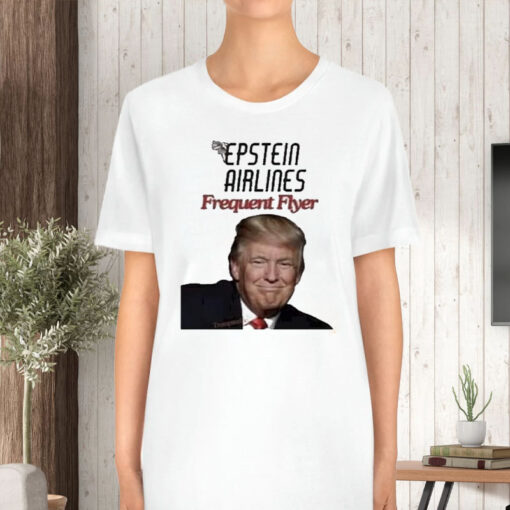 Epstein Airlines Frequent Flyer Donald Trump T-Shirt5