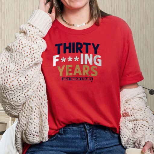 FLORIDA HOCKEY THIRTY FING YEARS T-SHIRT2