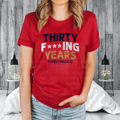 FLORIDA HOCKEY THIRTY FING YEARS T-SHIRT3