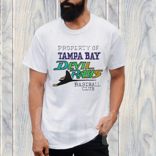 Property Of Devil Rays Baseball Club T-Shirt