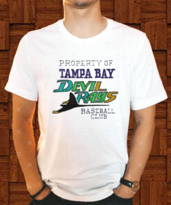 Property Of Devil Rays Baseball Club T-Shirt1