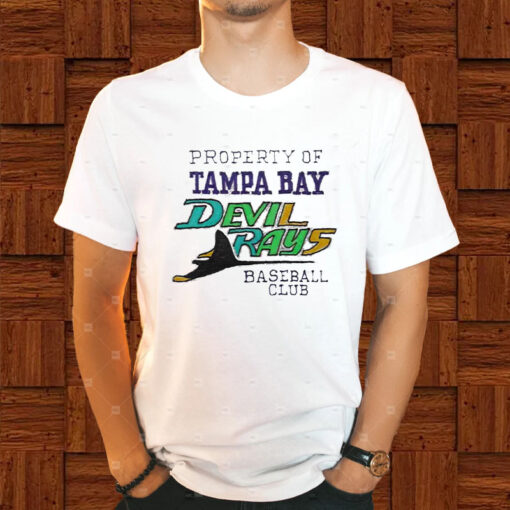 Property Of Devil Rays Baseball Club T-Shirt1