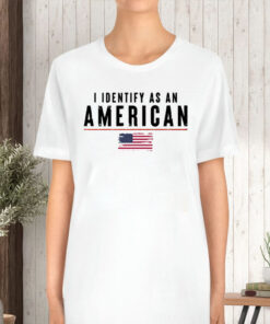 Sage Steele I Identify As An American Flag T-Shirt5