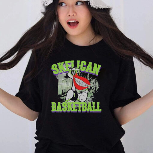 Skeli Skelican Basketball T-Shirt