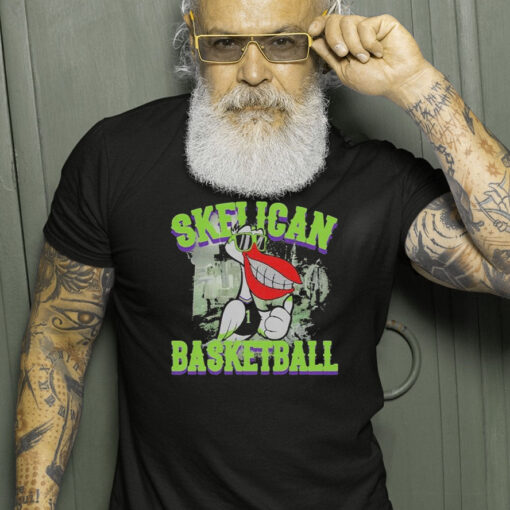 Skeli Skelican Basketball T-Shirt1