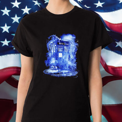 Space And Time Storm Police Public Call Box T-Shirt5