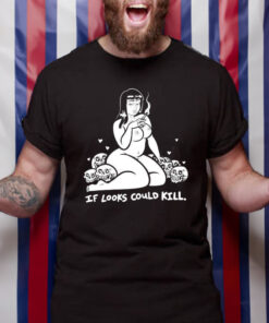 Spooky Booty If Looks Could Kill Skull Heart T-Shirt2