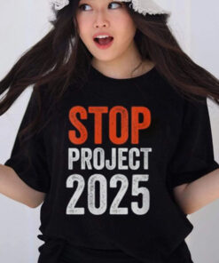 Stop Project 2025 Anti Trump V-Neck T-Shirt