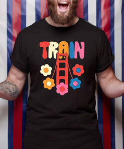 Train Golden Flowers T-Shirt2