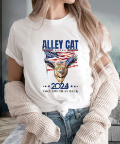 Trump 2024 Alley Cat Take America Back Vote Trump T-Shirt2