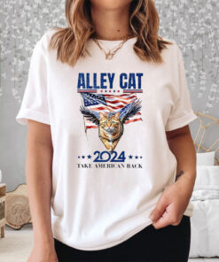 Trump 2024 Alley Cat Take America Back Vote Trump T-Shirt3