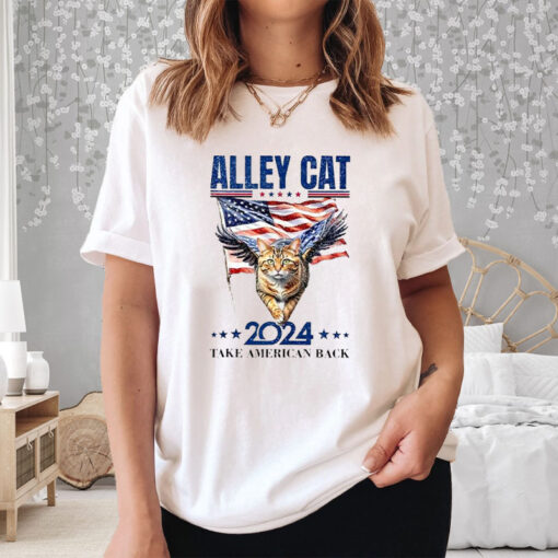 Trump 2024 Alley Cat Take America Back Vote Trump T-Shirt3