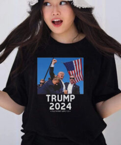 Trump Shot Assassination Attempt Trump 2024 T-Shirt3