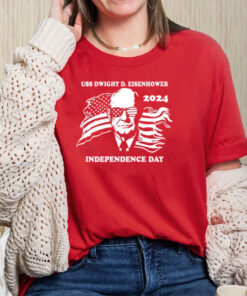 Uss Dwight D. Eisenhower Independence Day 2024 T-Shirt