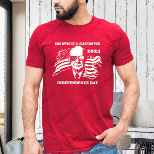 Uss Dwight D. Eisenhower Independence Day 2024 T-Shirt1