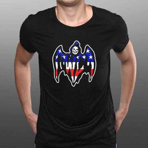 Warren Lotas Stars And Stripes Bat Reaper T-Shirt1