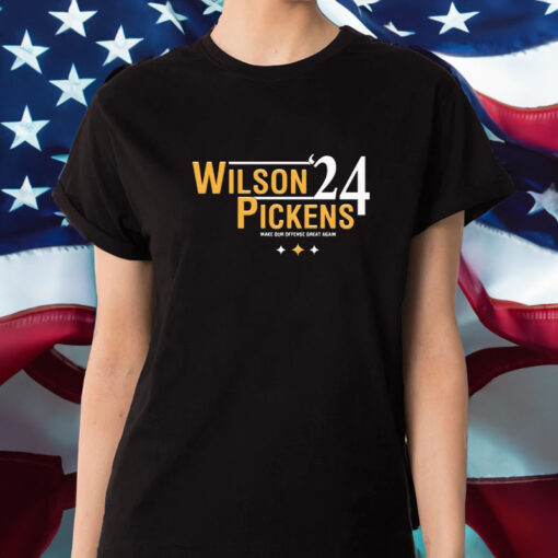 Wilson 24 Pickens Make Our Offense Great Again T-Shirt