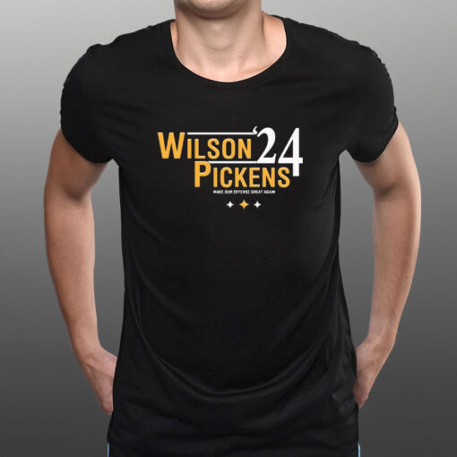 Wilson 24 Pickens Make Our Offense Great Again T-Shirt1