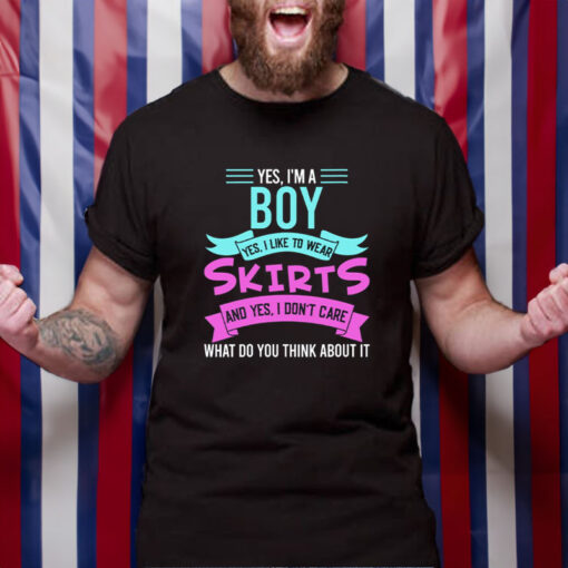 Yes, I'm A Boy Yes, I Like Wear Skirts Femboy Anime Japanese T-Shirt4