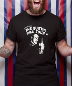 Zach Bryan Middle Finger The Quittin Time Tour 24 T-Shirt4